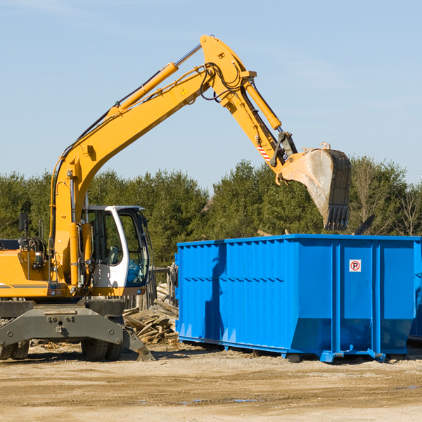 are there any restrictions on where a residential dumpster can be placed in Hazelton Idaho